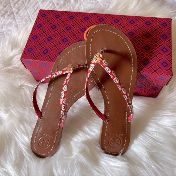 Tory Burch Daisy Flip Flops sz 9 - Picture 7 of 7